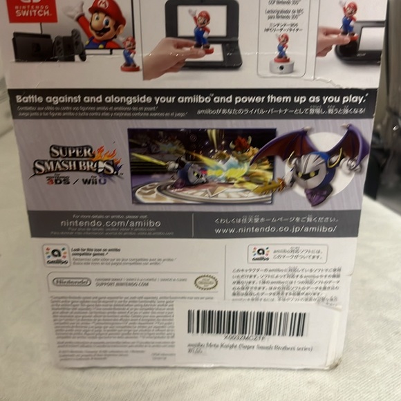 Amiibo Super Smash Bros Series Figure Nintendo Wii U No. 29 Meta Knight - Picture 6 of 6